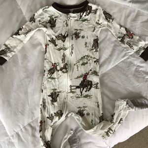 Carter’s “vintage” cowboy zippered pajamas